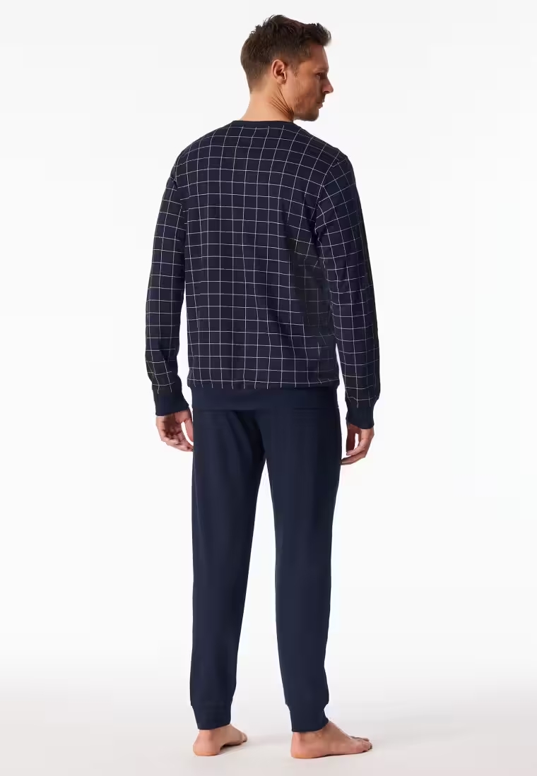 Schiesser Ruiten Pyjama heren