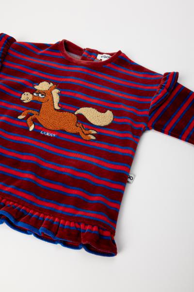Woody Pony Pyjama Baby meisjes velours