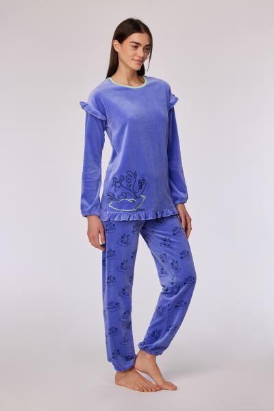 Woody Duif Pyjama dames velours