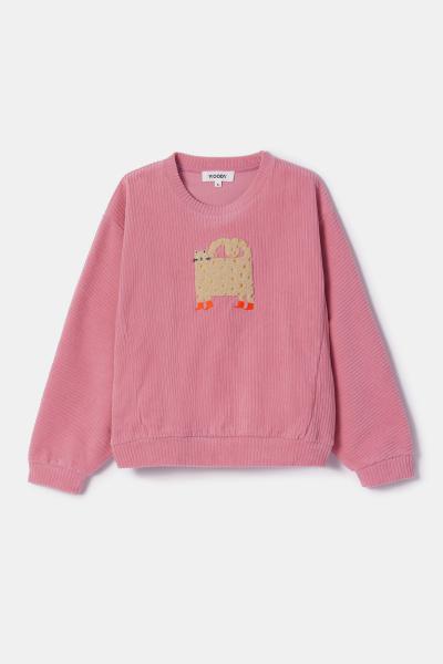 Woody Kat Pyjama meisjes velours