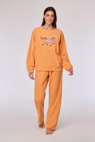 Woody Pony Pyjama dames velours