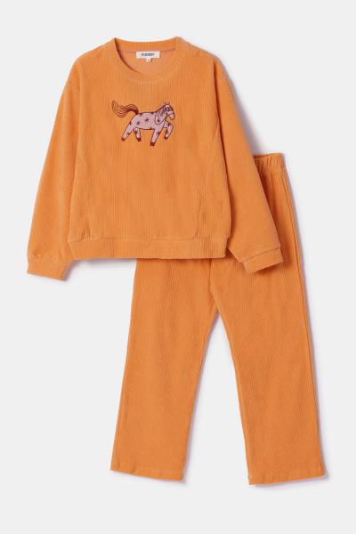 Woody Pony Pyjama meisjes velours