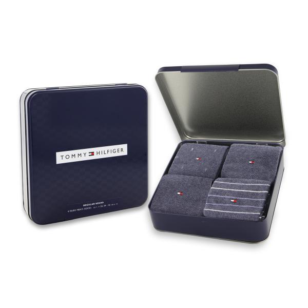 Tommy Hilfiger Giftbox TH 4 paar kousen heren