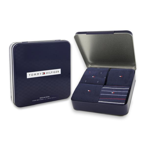 Tommy Hilfiger Giftbox TH 4 paar kousen heren