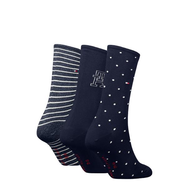 Tommy Hilfiger Giftbox TH 3 paar kousen dames