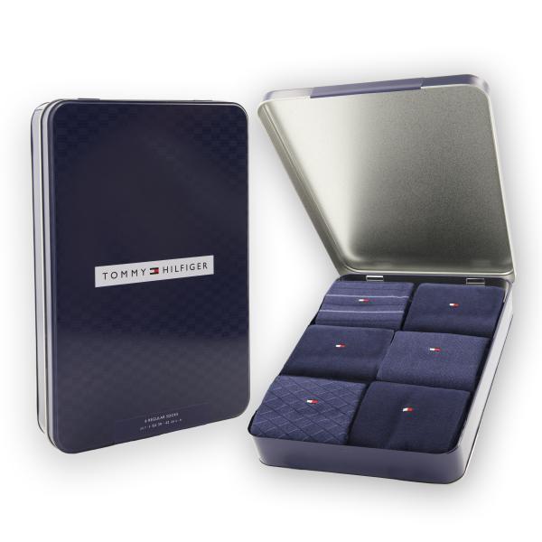 Tommy Hilfiger Giftbox TH 6 paar kousen heren