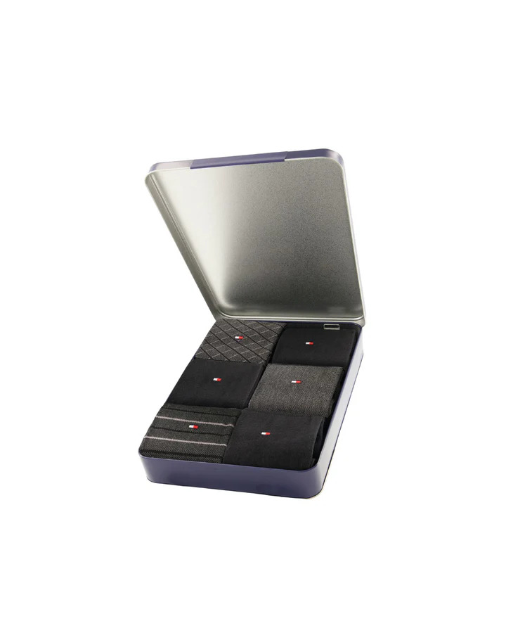 Tommy Hilfiger Giftbox TH 6 paar kousen heren
