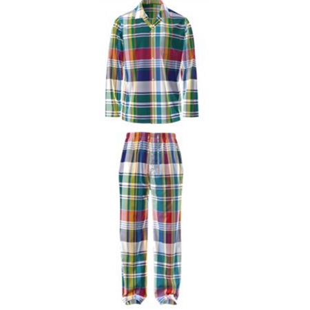 Ralph Lauren Pyjama doorknoop ruiten