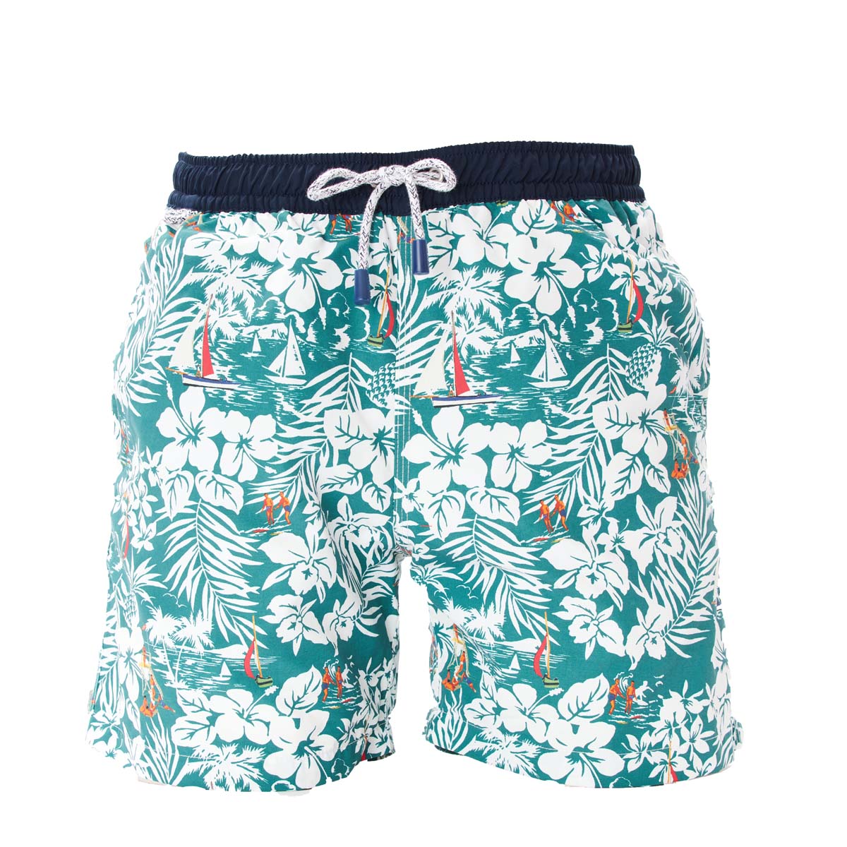 Mc Alson Zwemshort hawai groen