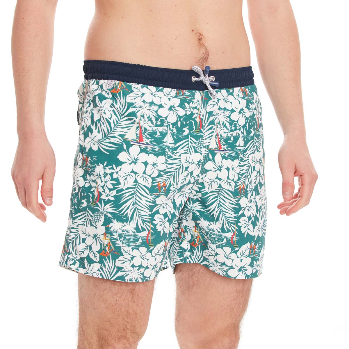 Mc Alson Zwemshort hawai groen