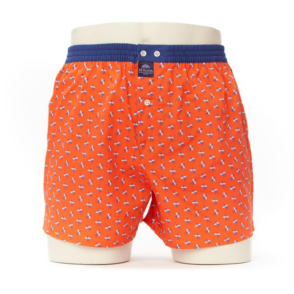 Mc Alson Boxer Heren surfers, oranje