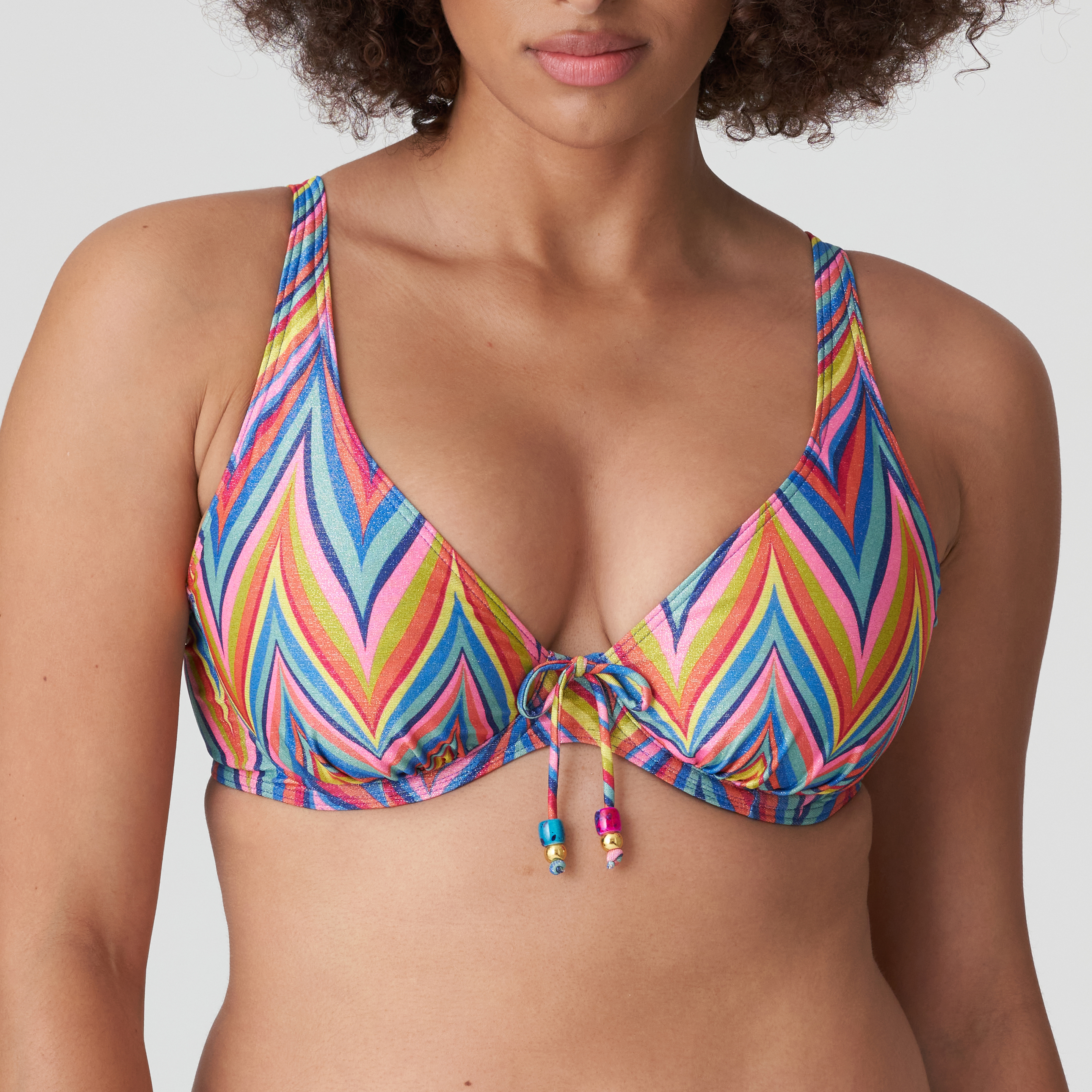 PrimaDonna Swim Kea bikinitop plunge halve mousse