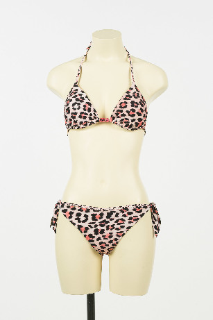 Twin-Set Bikini-set driehoek voorgev, leopard