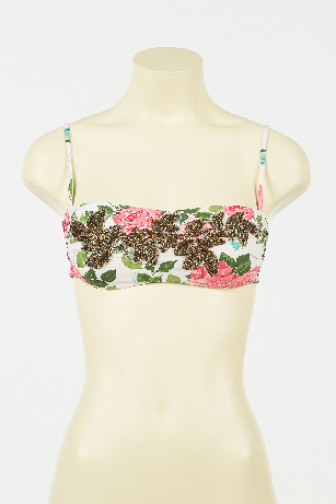 Twin-Set Rozen bikinitop bandeau