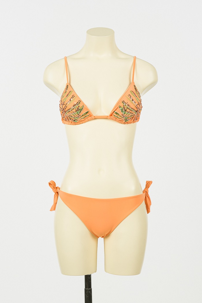 Twin-Set Bikini-set driehoek pailletjes