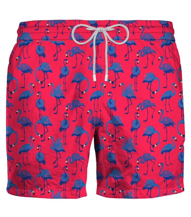Zeybra Zwemshort Heren Flamingo''s