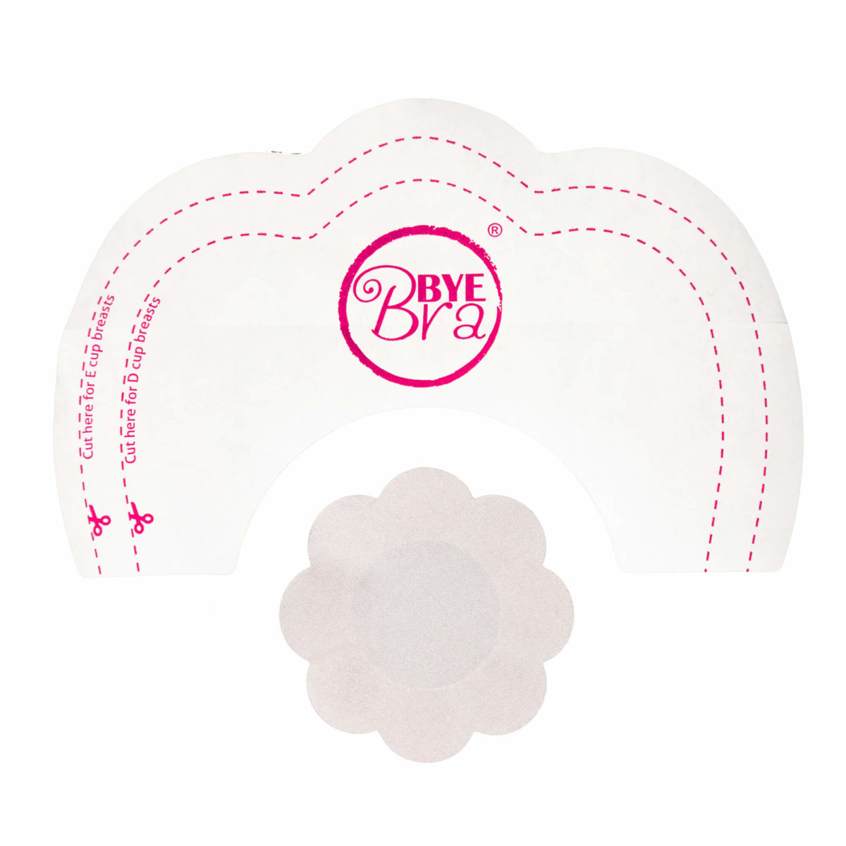 Byebra Breast Lift Tape D-F Cup + Nipple Cover, 3P