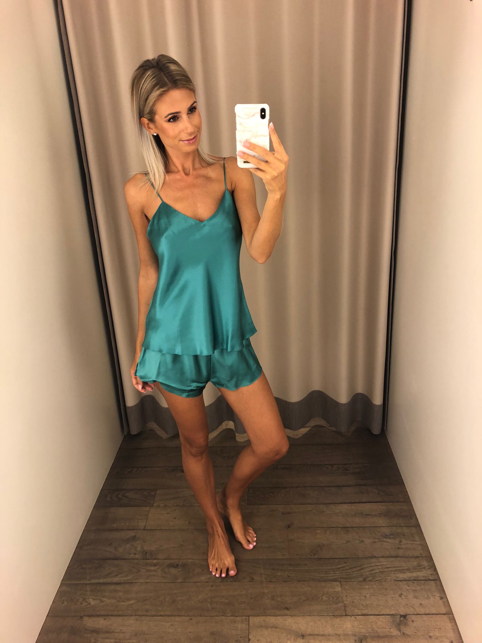 Lunadiseta Top + shortje zijde basic