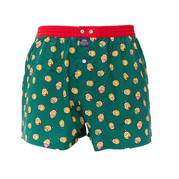 Mc Alson Boxer Heren Smiley Collection, groen