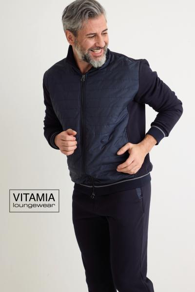 Vitamia Herenjogging, vest rits + lange broek