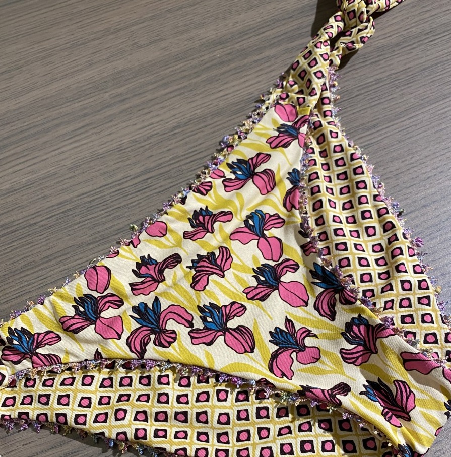 Raffaela d'angelo Retroprint bikinislip strikken
