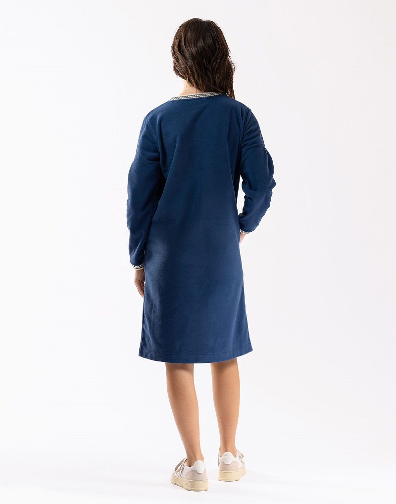 Le Chat Comfy kleed lange mouw, fleece