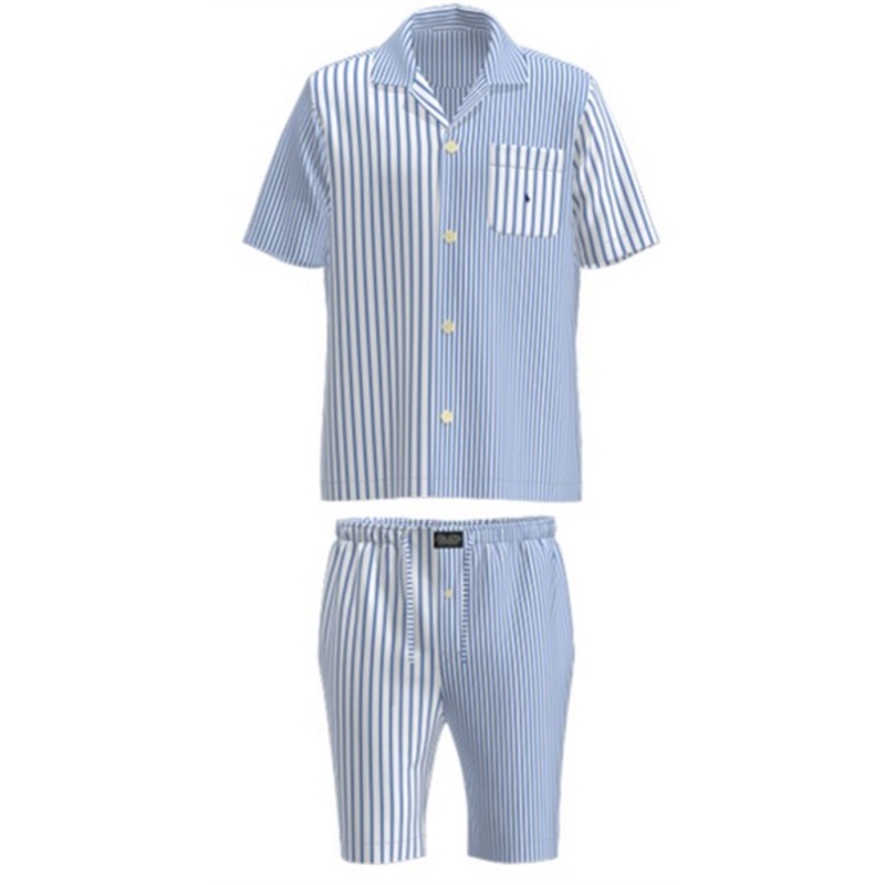 Ralph Lauren Pyjama geweven katoen streepje short