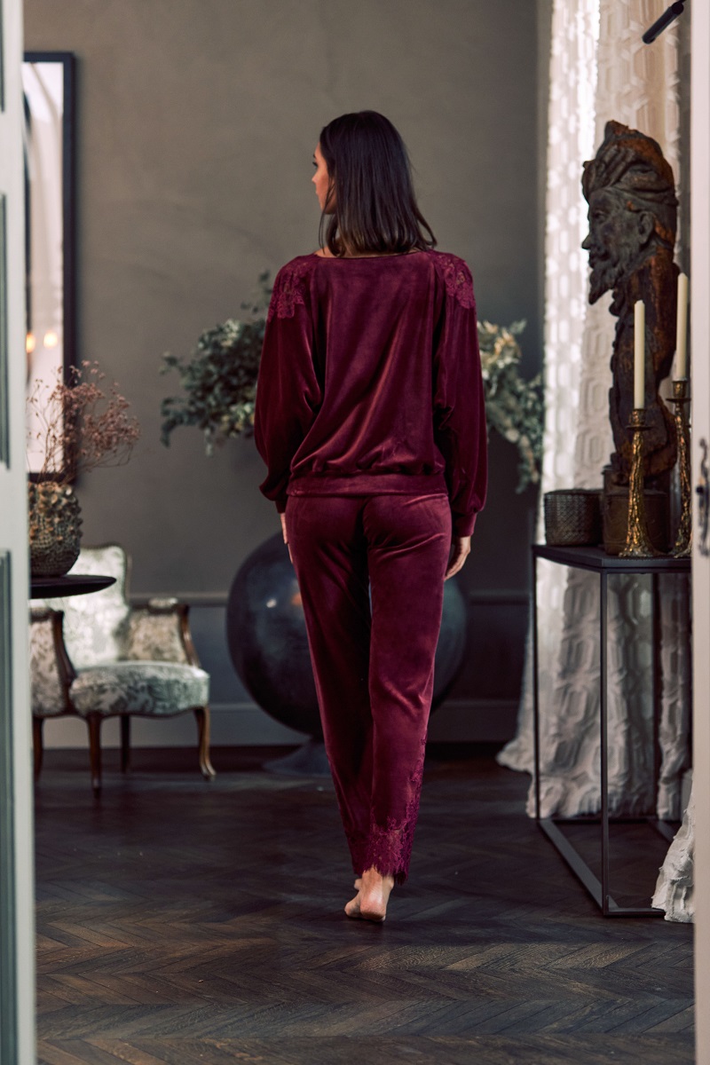 Marjolaine Ruby sweater kant + lange broek