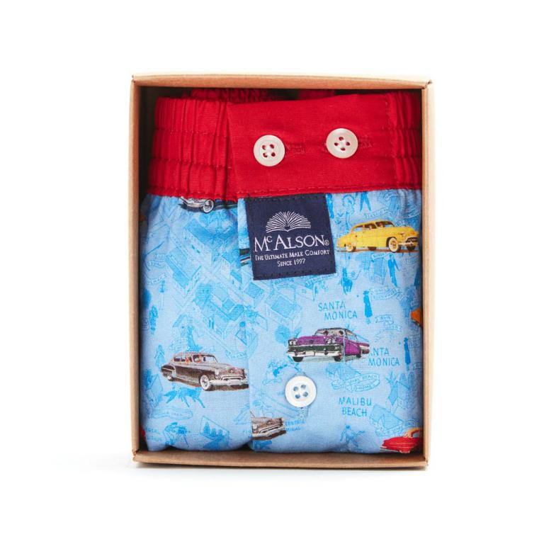 Mc Alson Boxer kind oldtimers blauw