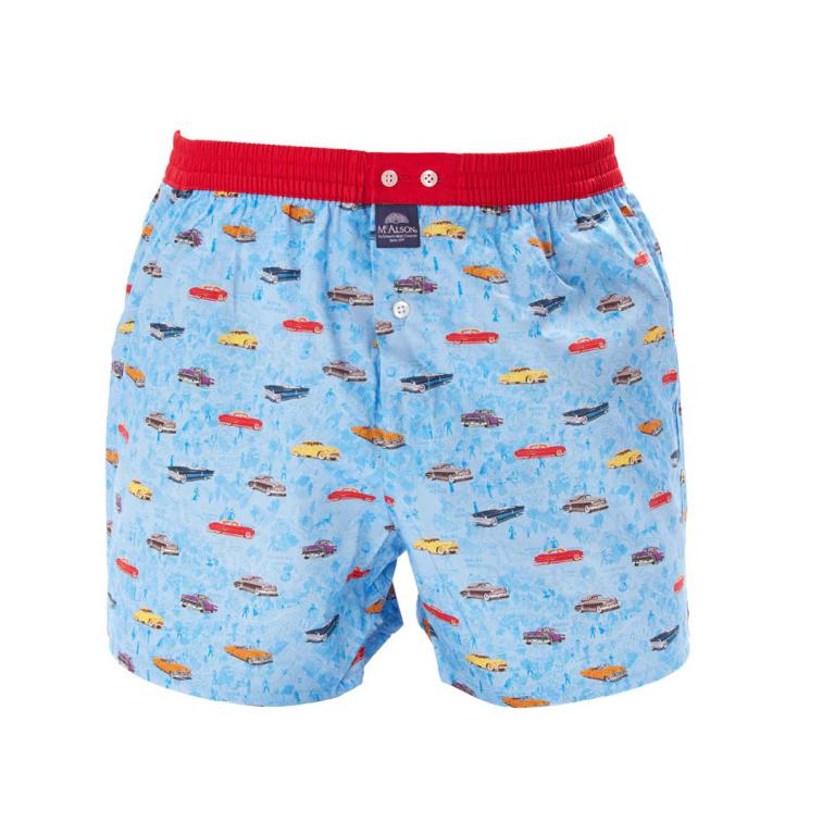 Mc Alson Boxer kind oldtimers blauw