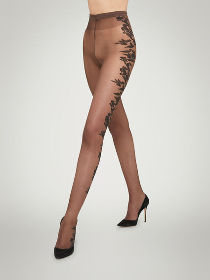 Wolford flower tights, 20 DEN