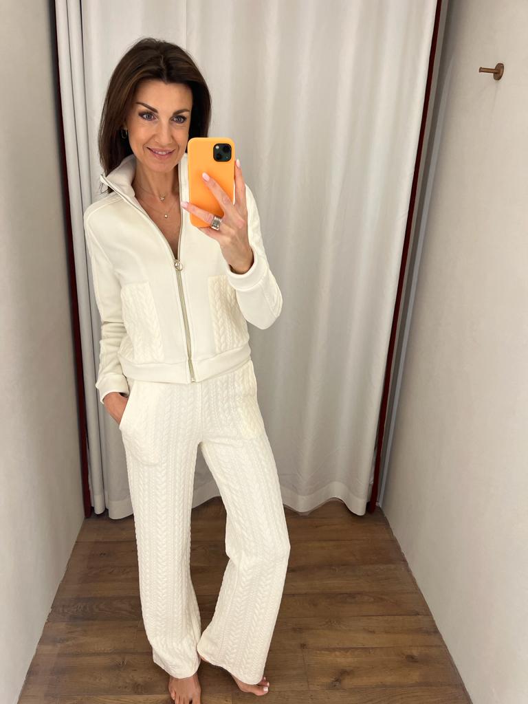 Vitamia Sweater rits + lange broek kabel