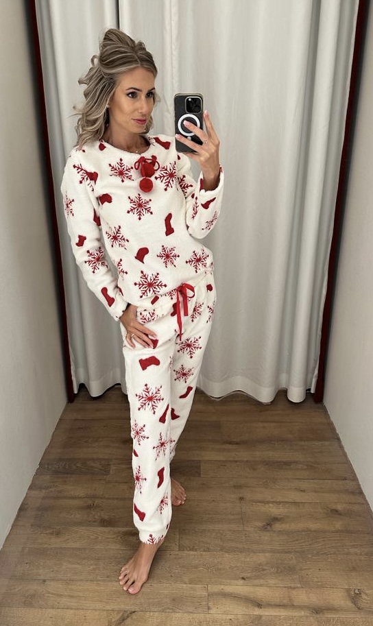 Verdissima pull + lange broek teddy, ijskristallen