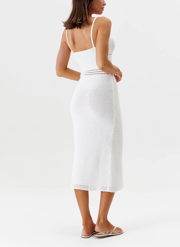 Melissa Odabash Nikita strandkleed fijne bandjes