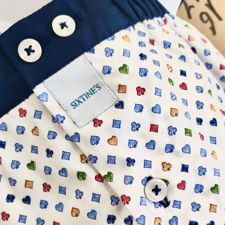 Sixtine's Boxer heren klaver shop ruit hart