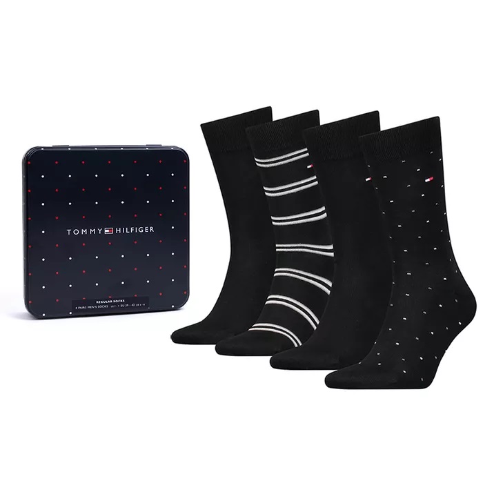 TH Metal Giftbox Herensokken 4p