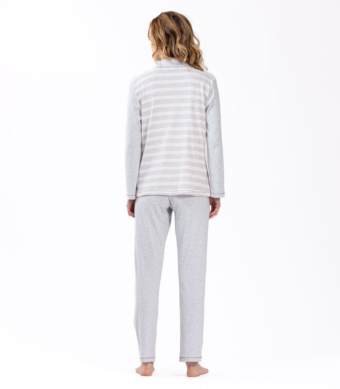Le Chat Hygge doorknoop pyjama strepen