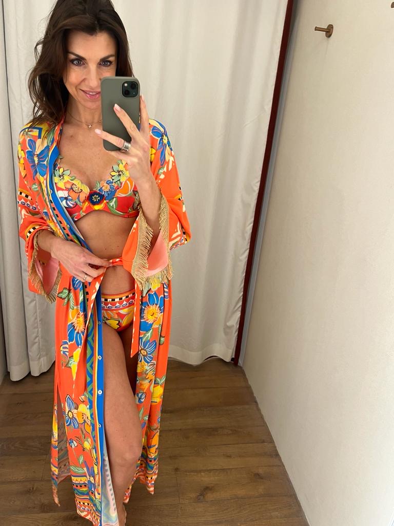 Raffaela d Angelo Indiaans Kaftan lang