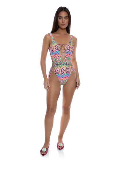 Luli Fama Miami Sorbet interlaced open side Badpak