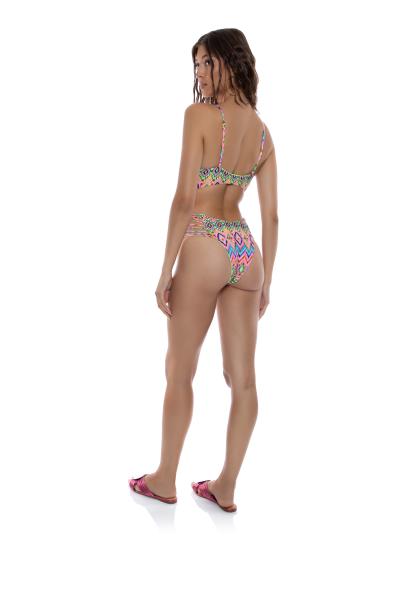 Luli Fama Miami Sorbet strappy sides Badpak