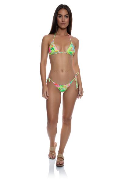 Luli Fama Hibiscus Dream Bikinislip fijn stropjes