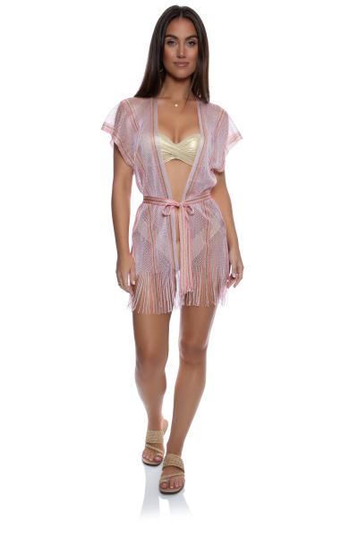 Luli Fama Ethereal Queen kaftan kort