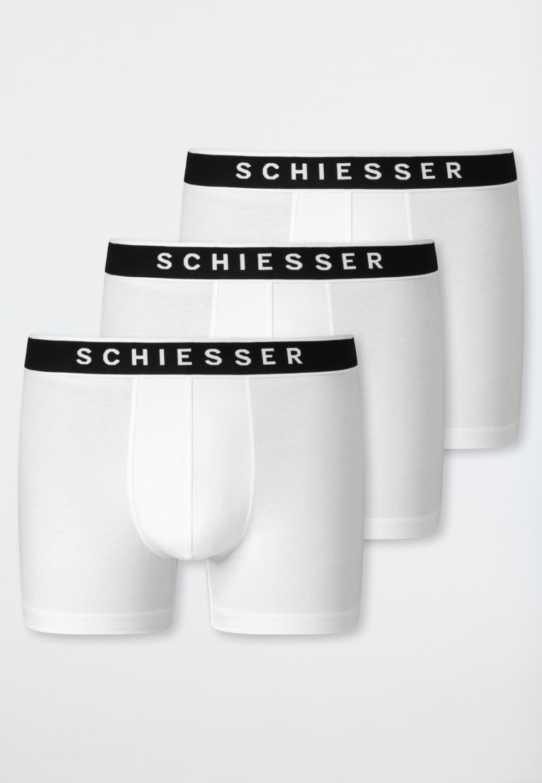 Schiesser 95/5 Shorts 3-Pack, Organic Cotton