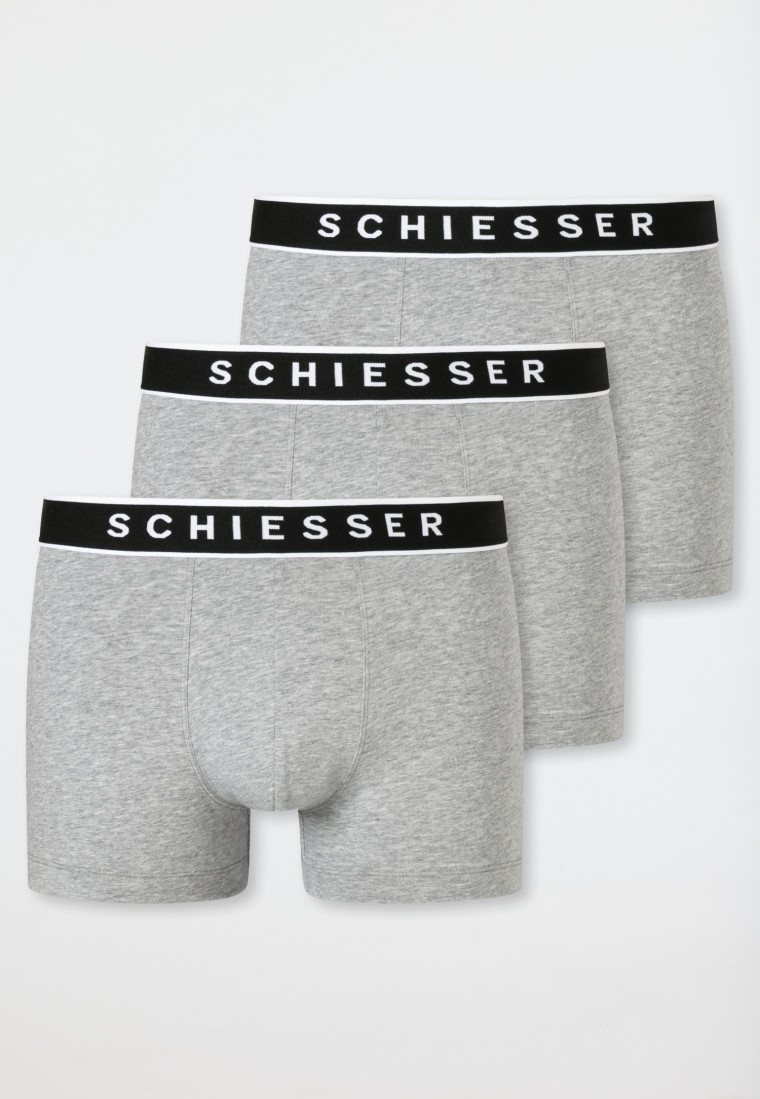 Schiesser 95/5 Shorts 3-Pack, Organic Cotton