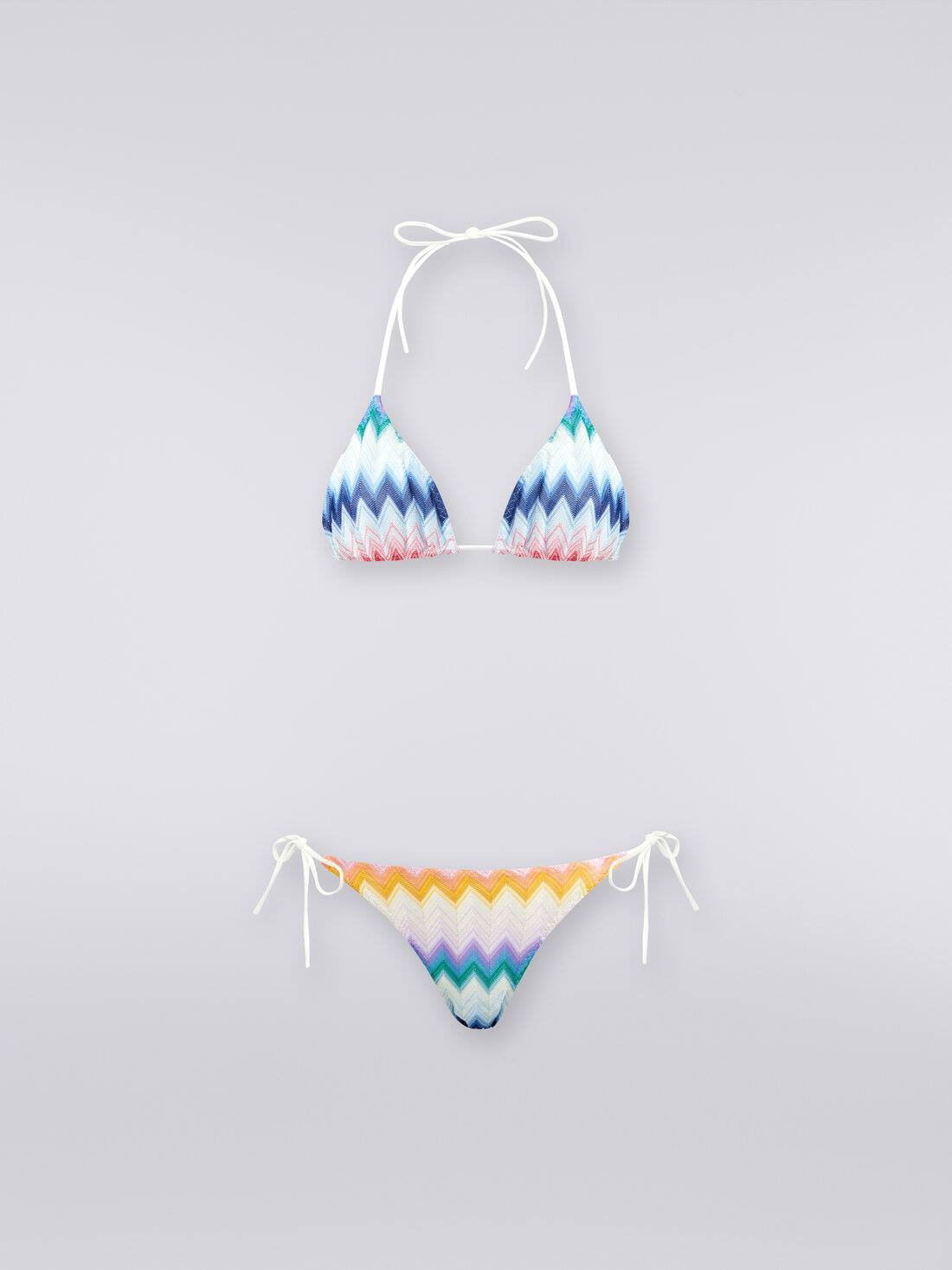 Missoni Bikini-set zigzag + zilver