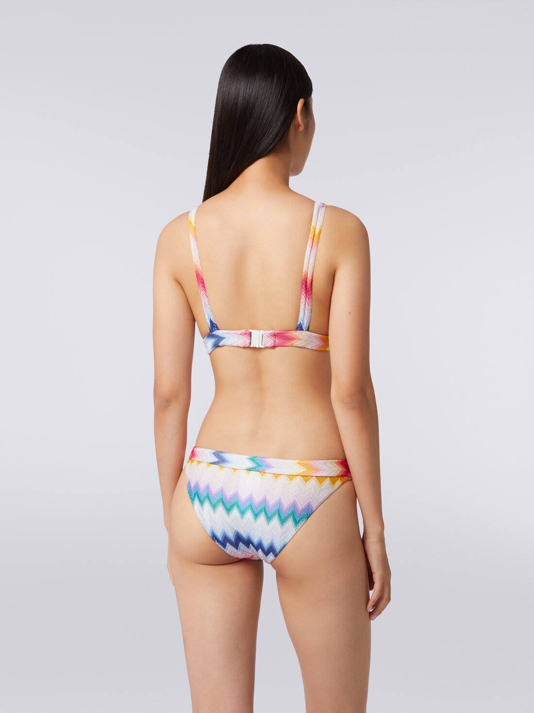 Missoni Grote driehoek bikiniset zigzag + zilver