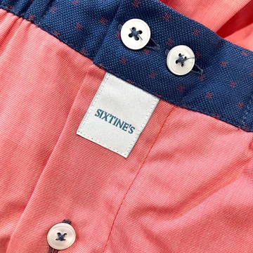 Sixtine's Boxer heren effen, boord donkerblauw