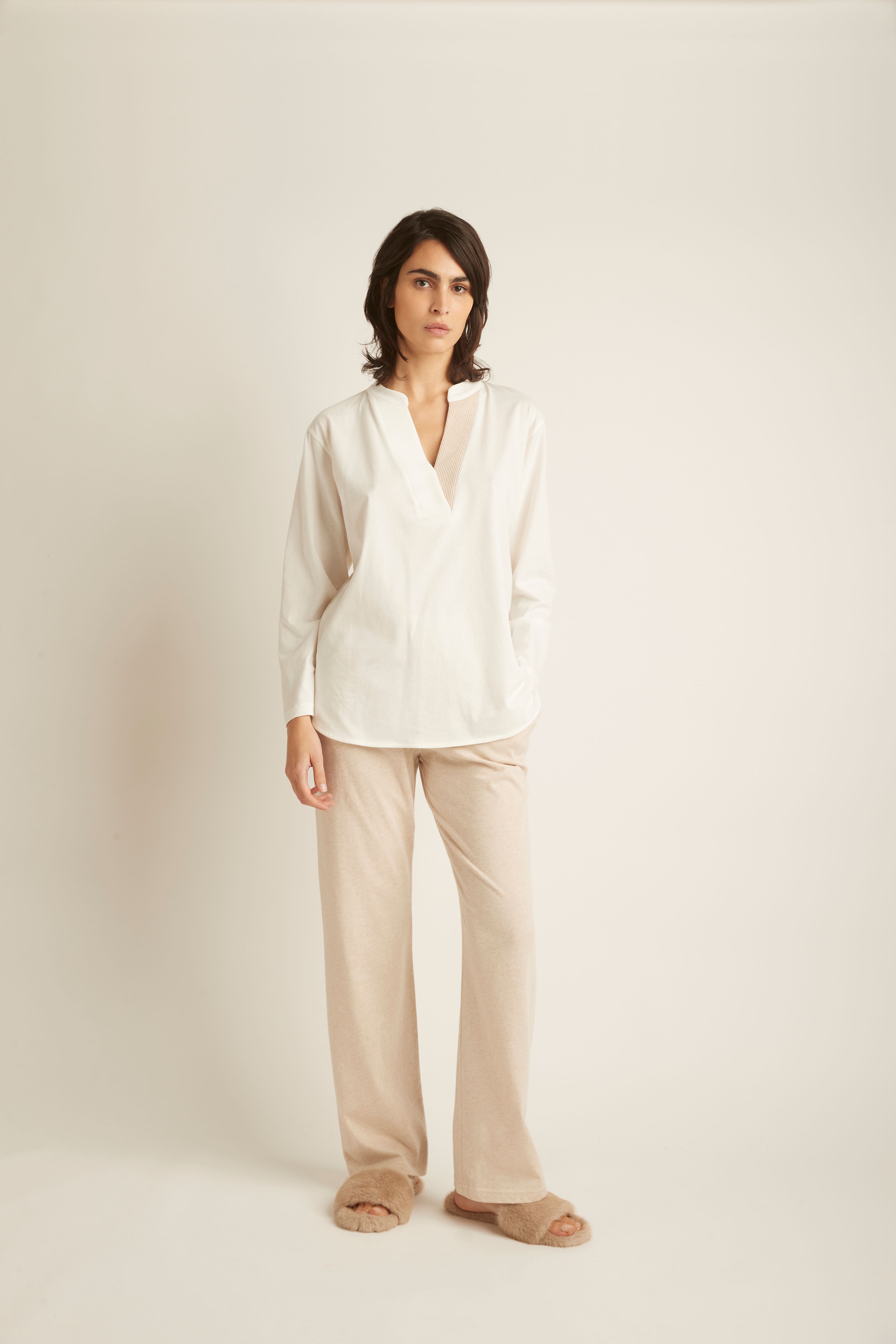 Pluto Genelle pyjama V-hals lm+b