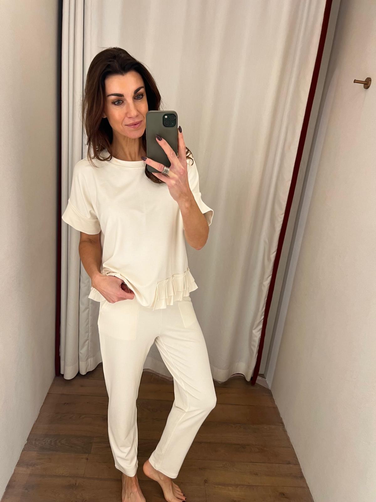 Paladini Edera sweater korte mouw en lange broek