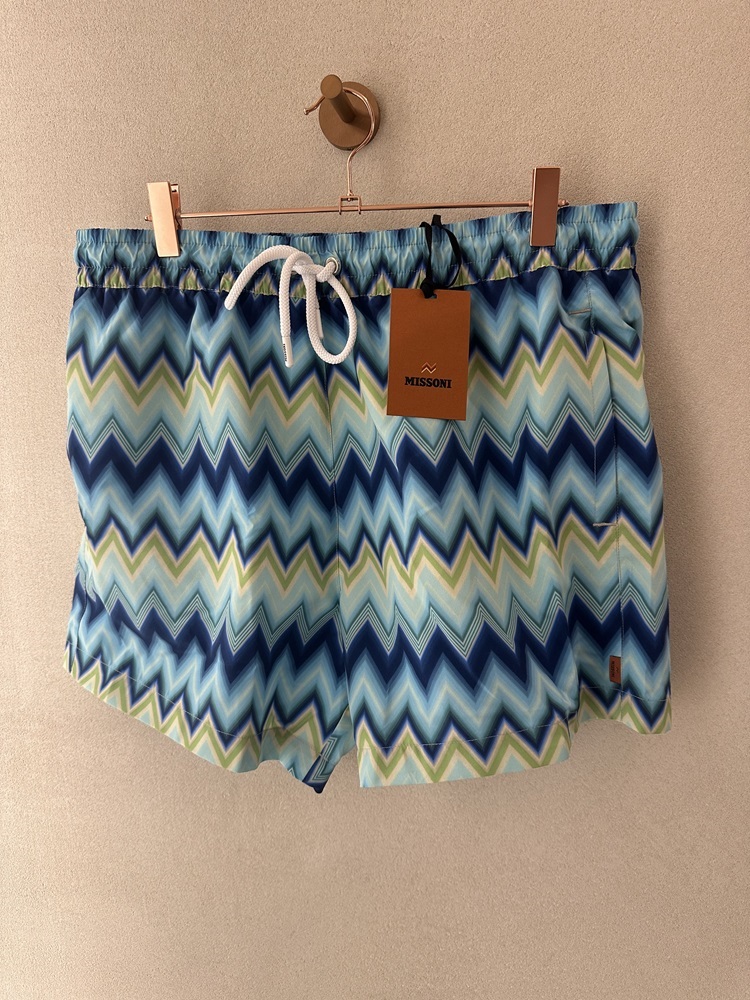 Missoni Zwemshort heren visgraatmotief 'resort'